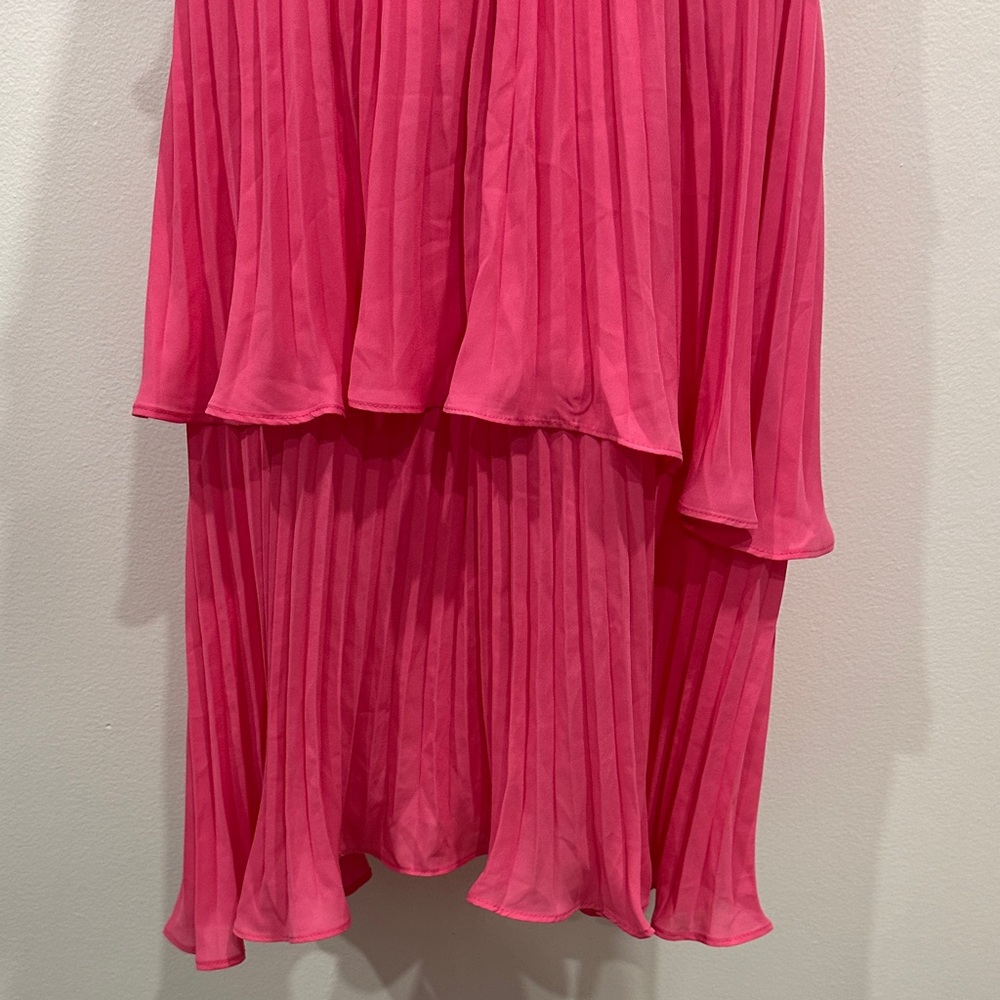 NWT! Lulu's Strapless Pink Tiered Dress - Picture 10 of 15